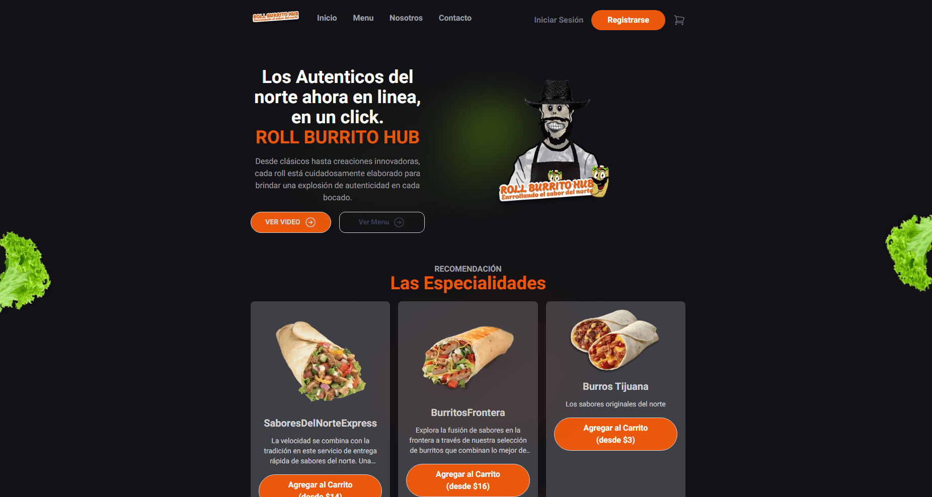 Roll Burrito Hub Los autenticos del norte en un click